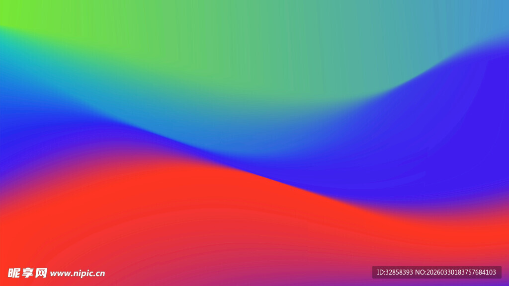 多彩渐变流体抽象背景图