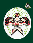 传统燕子风筝图案展示