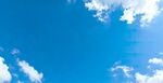 晴朗蓝天与飘浮白云