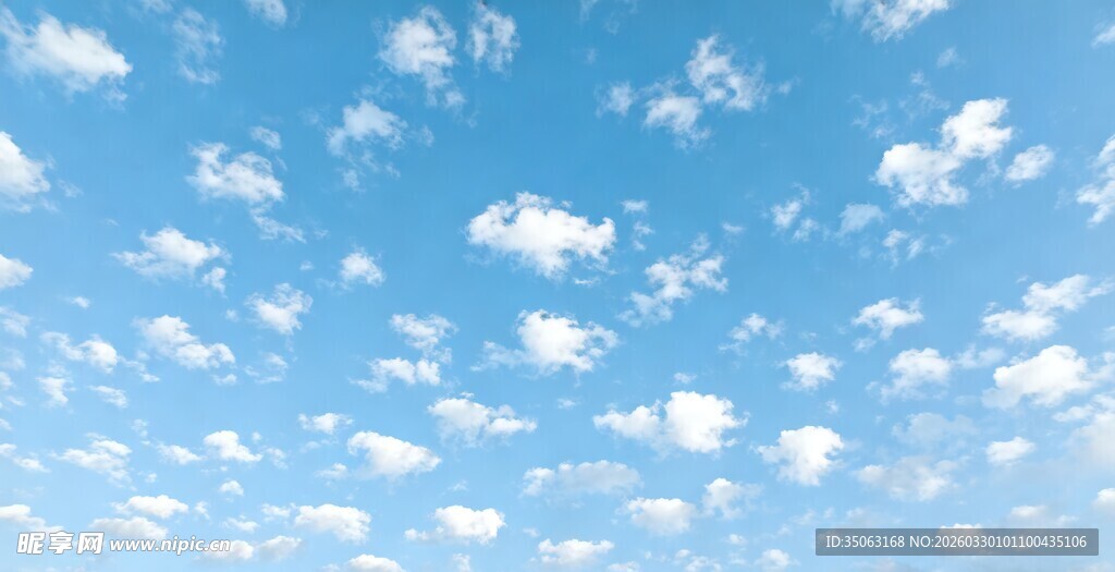 蓝天白云美景