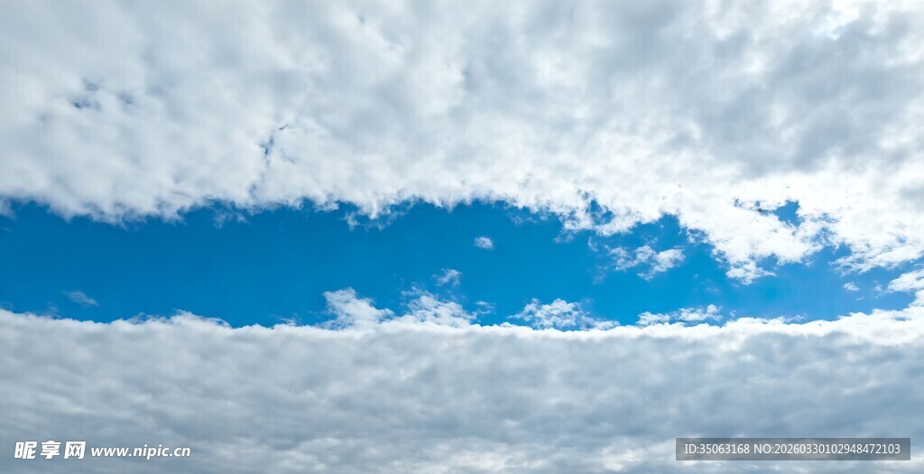 蓝天白云美景
