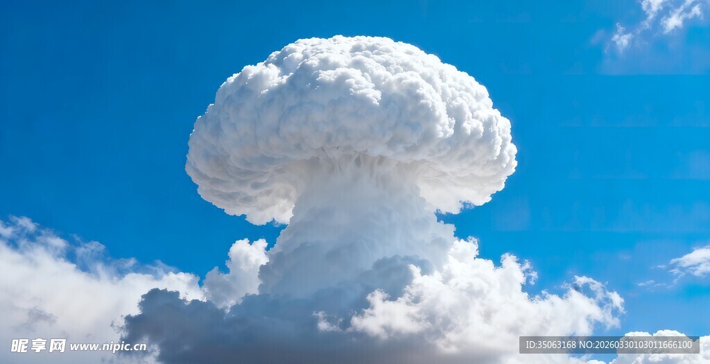 核爆炸蘑菇云壮观景象