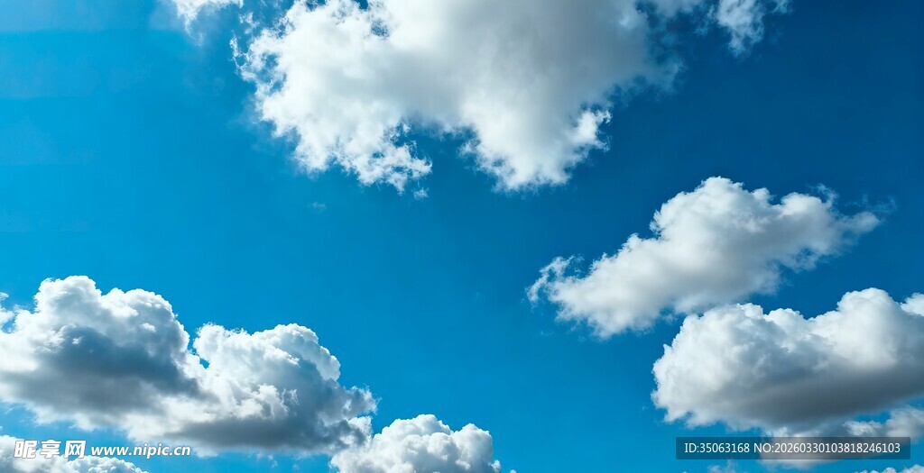 蓝天白云美景