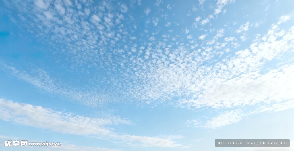 蓝天白云美景