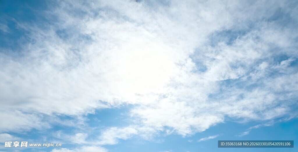 蓝天白云美景