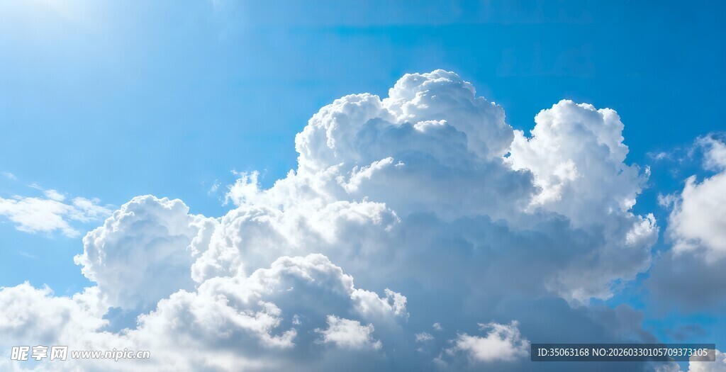 蓝天白云美景