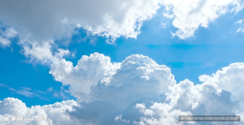 蓝天白云美景