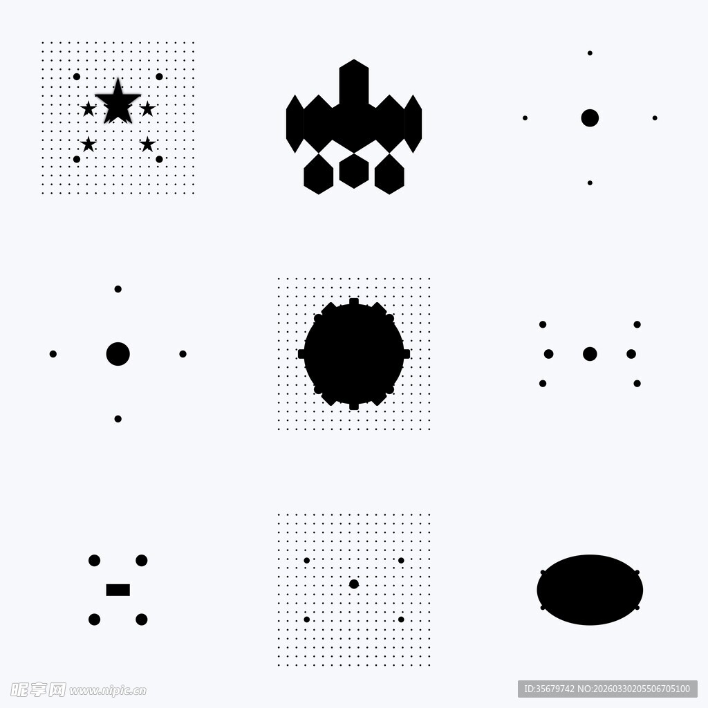 几何抽象图形元素集合