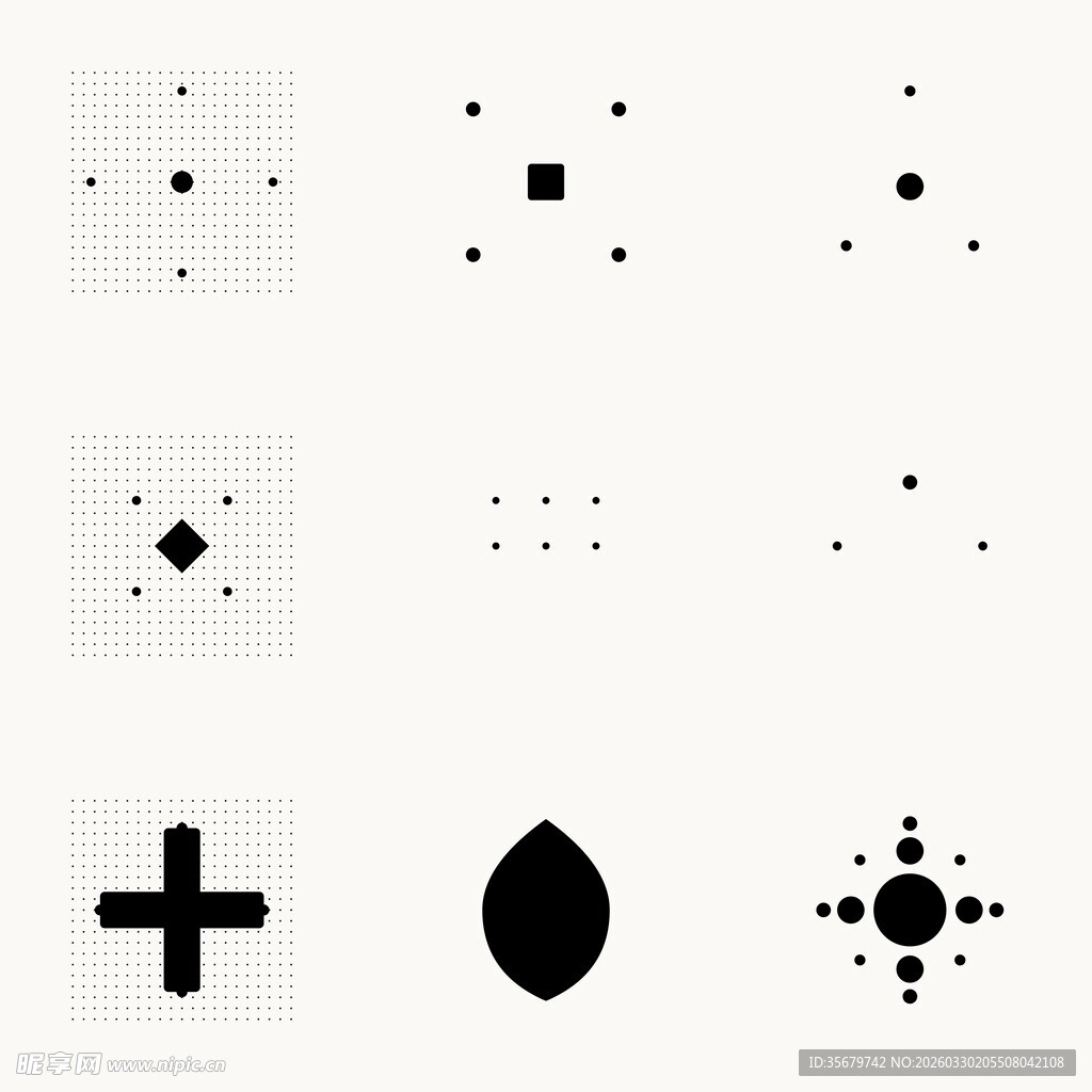 几何形状与创意图形集合