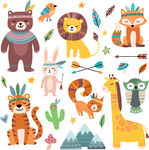 可爱动物卡通图案集合