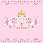 梦幻独角兽图案设计