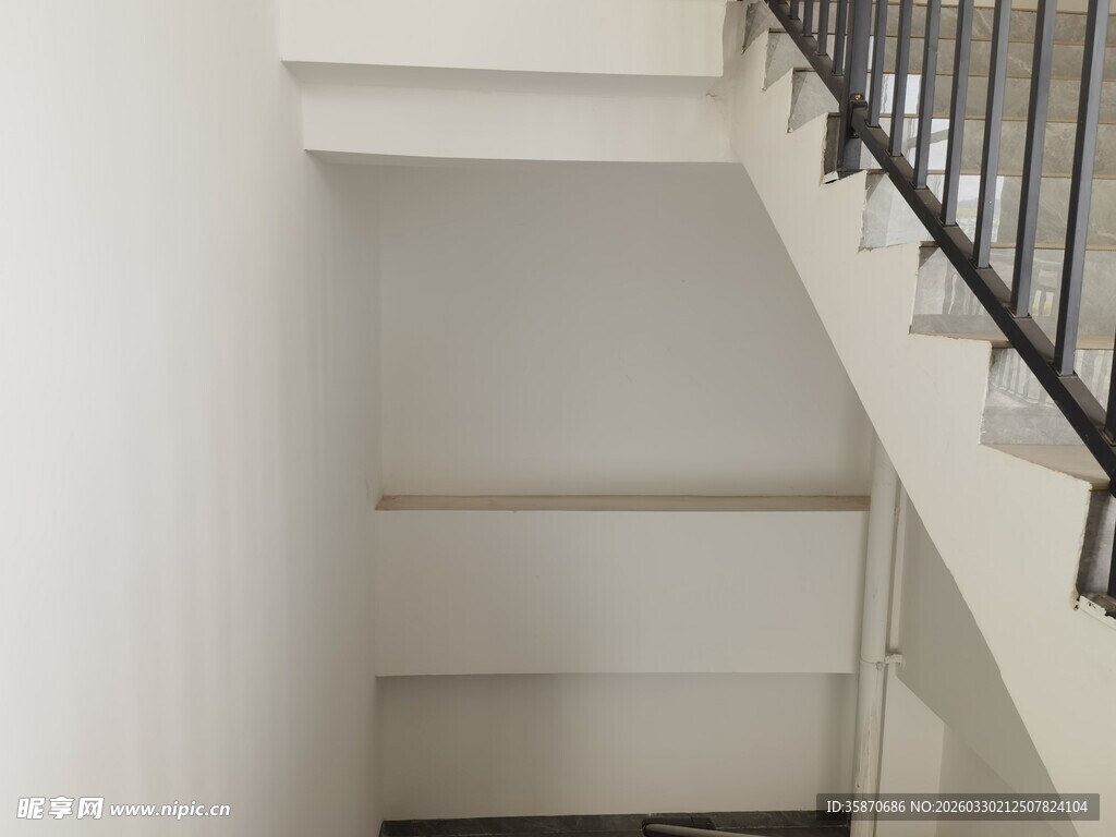 简约室内楼梯角落景观