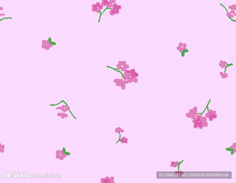 粉色樱花无缝图案背景