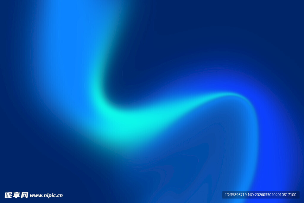 蓝色炫光动感曲线纹理