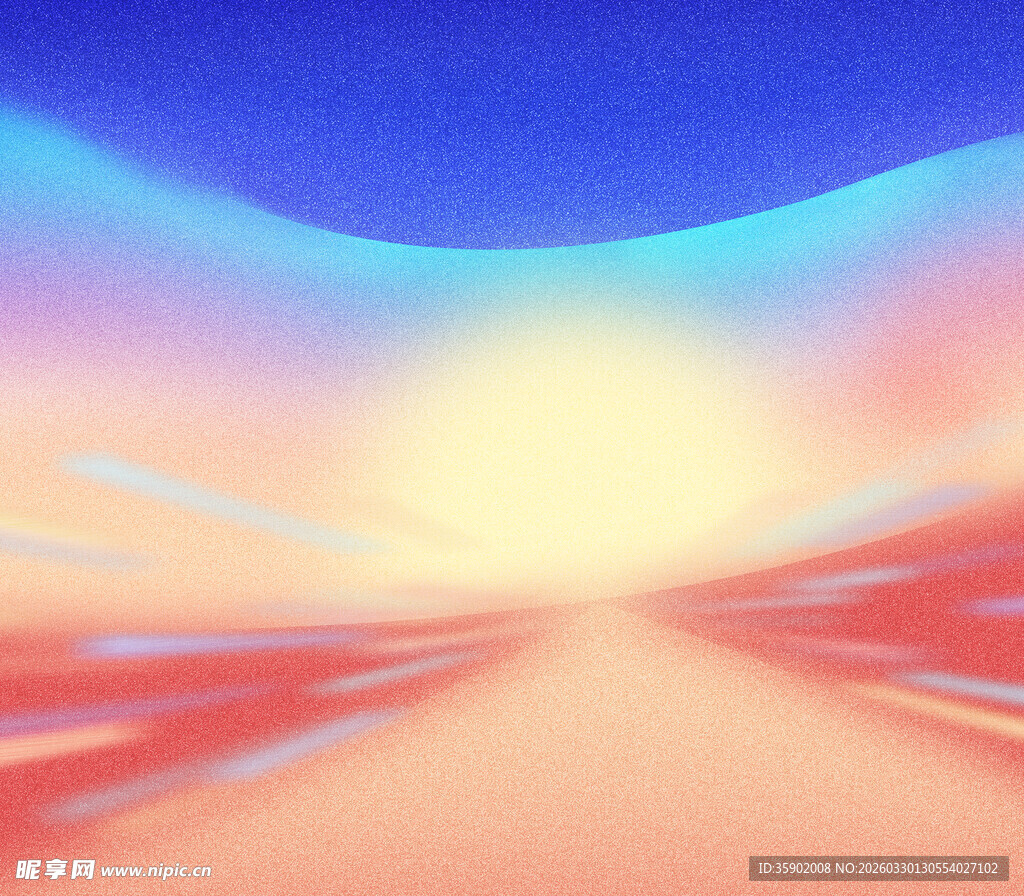 梦幻绚丽的天空之路