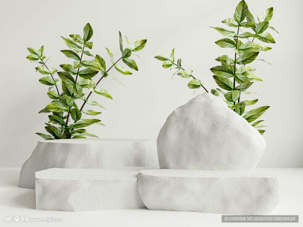 简约大理石花瓶绿植摆件