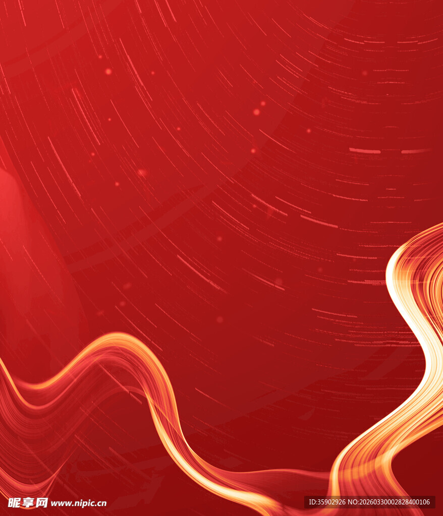 红色动感火焰背景图