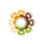 多彩环形图案设计