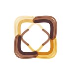 环形交织几何图案标志