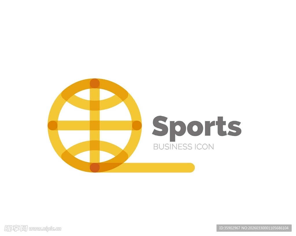 运动主题全球标志设计