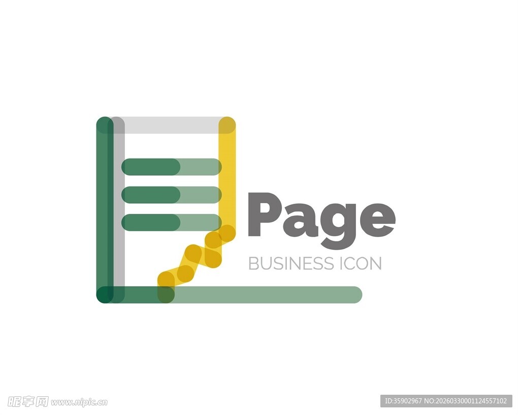 书籍阶梯标志设计