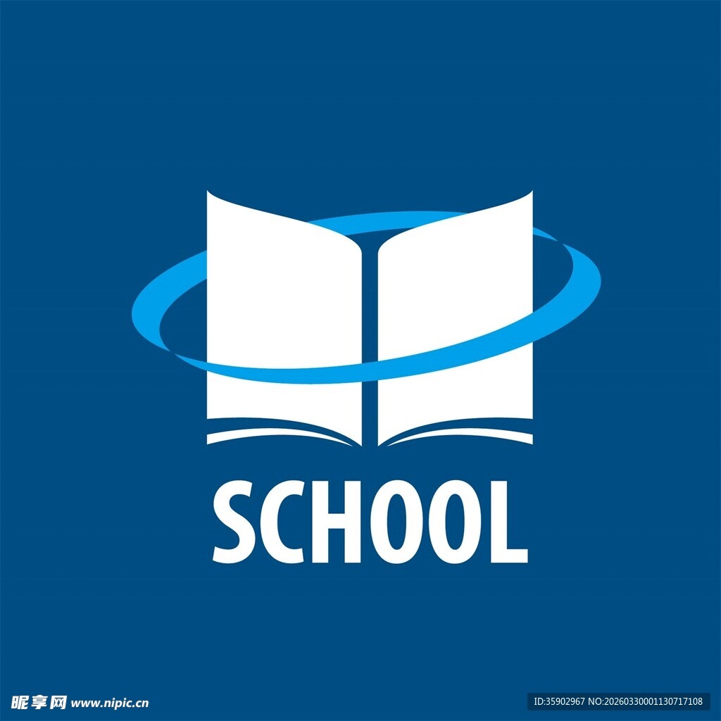 学校主题书籍图标设计