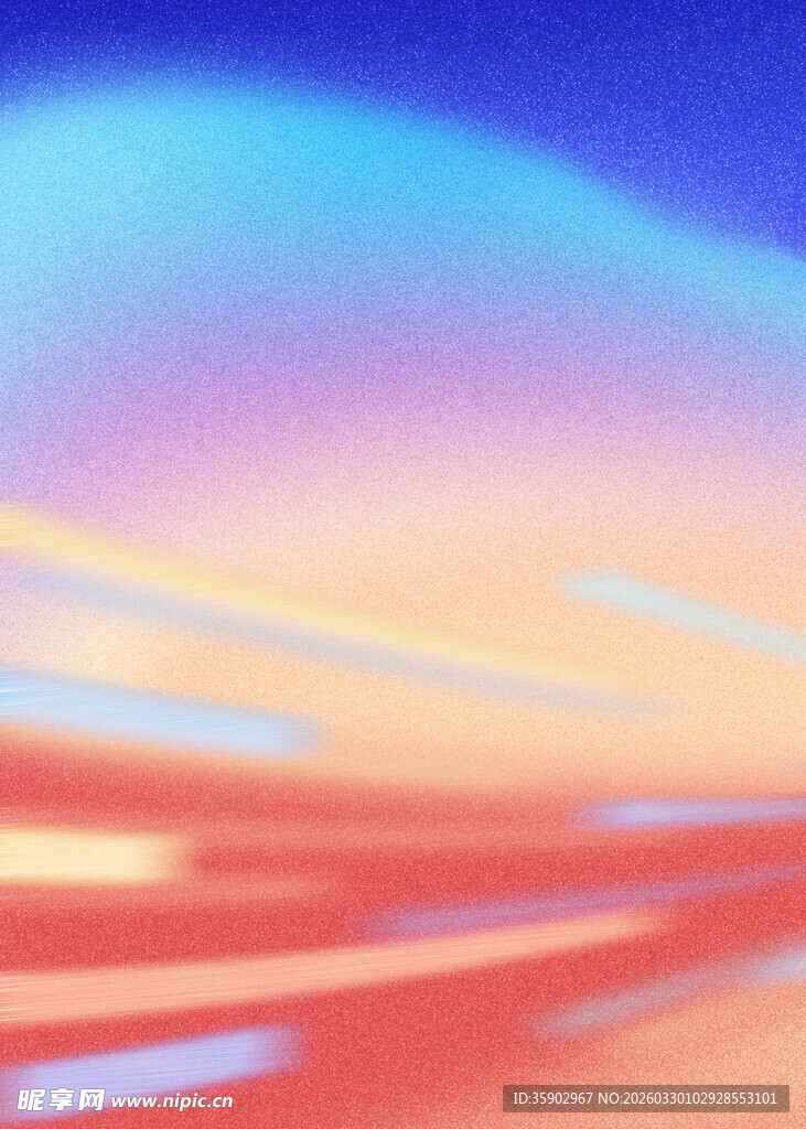 梦幻绚丽的天空光影画面