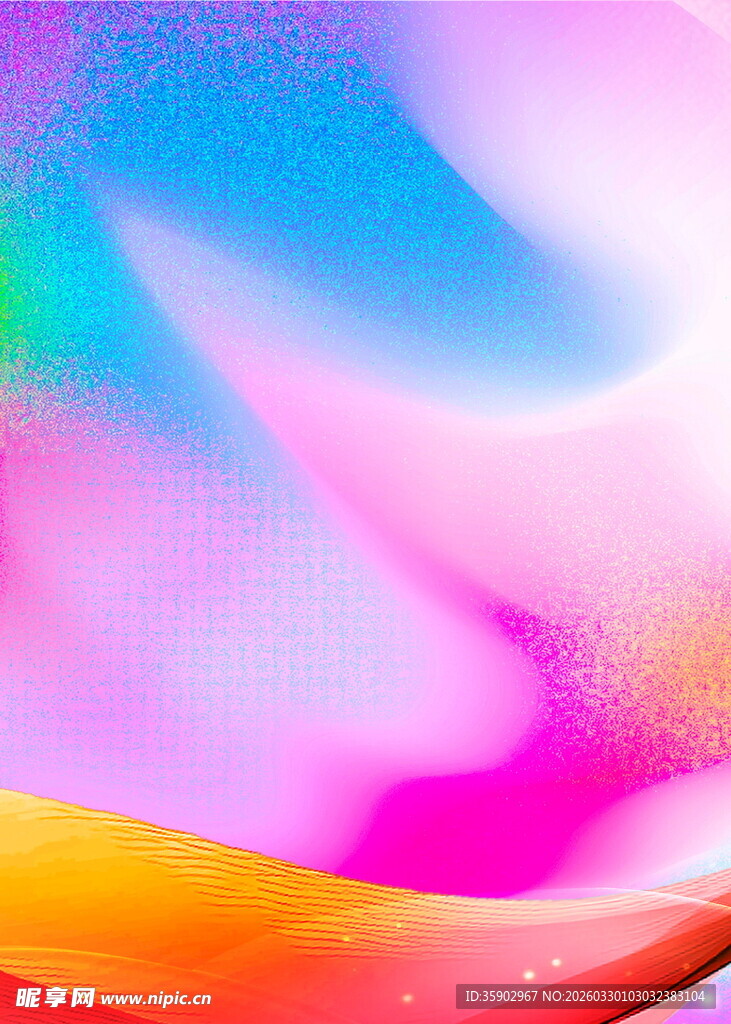 梦幻渐变色彩抽象背景图