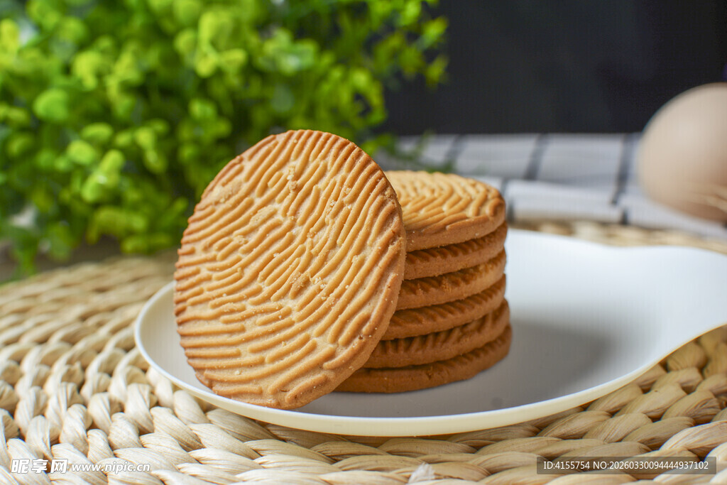 堆叠的美味 猴头菇饼干