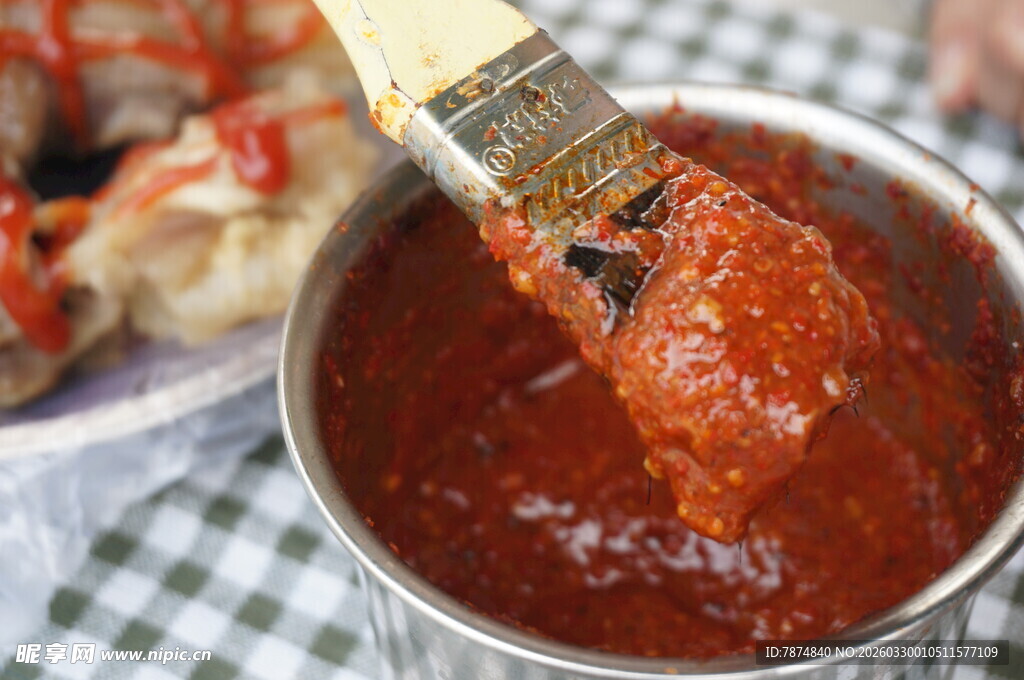 罐装美味番茄酱特写