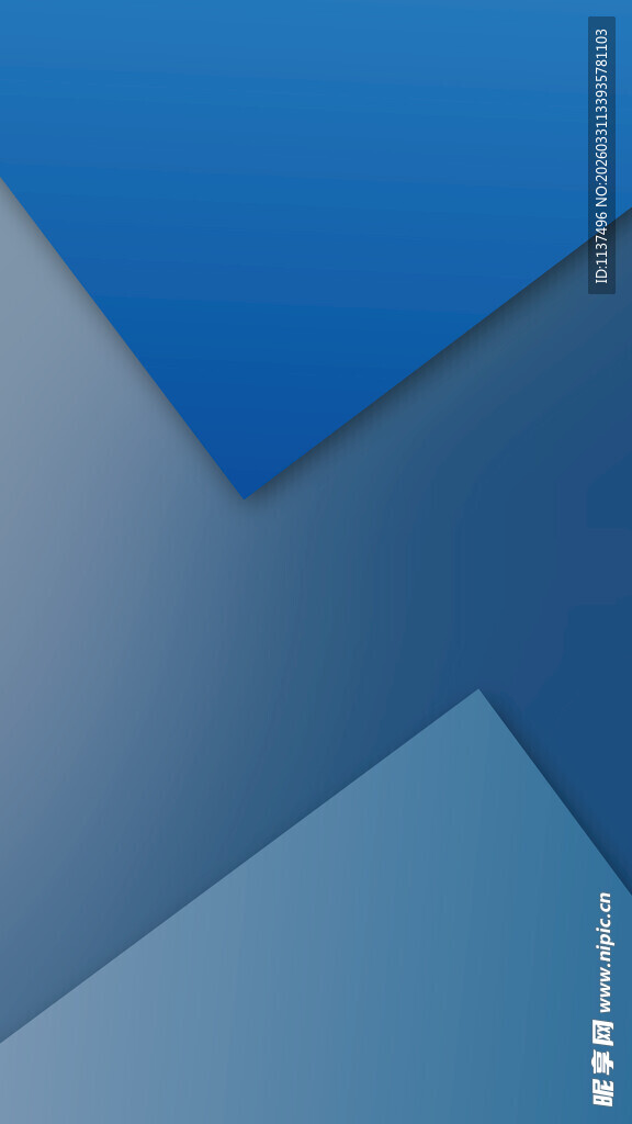 蓝色几何图形背景素材