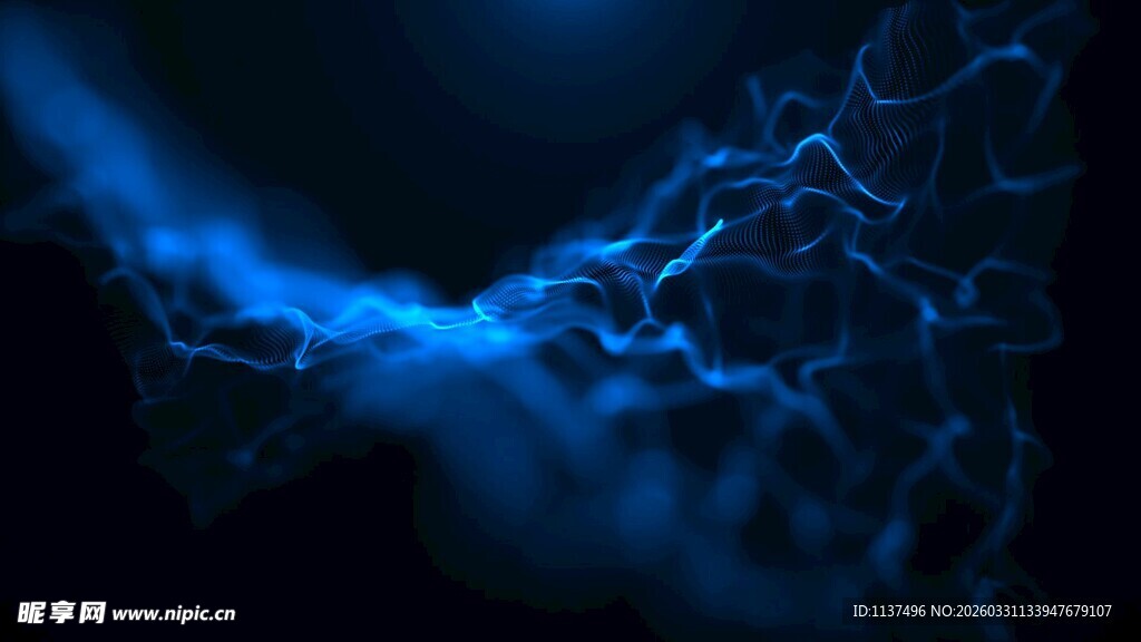 蓝色梦幻烟雾纹理图案