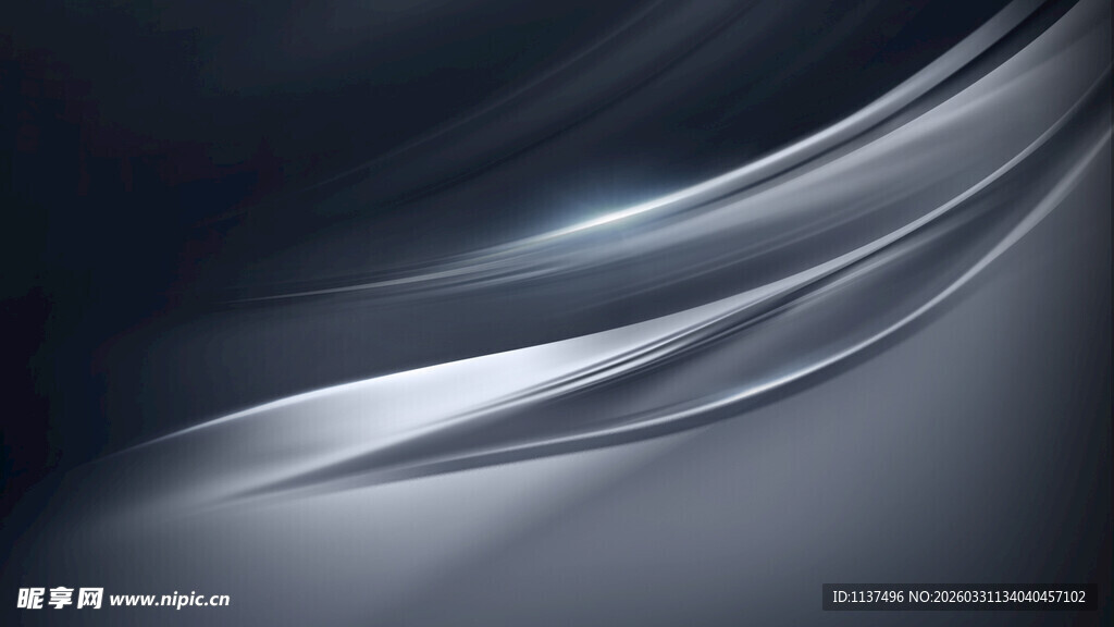 深色渐变流动线条背景图