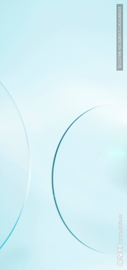 透明圆形物件 清新背景