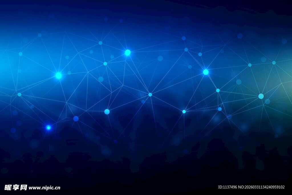 梦幻蓝色星空背景图