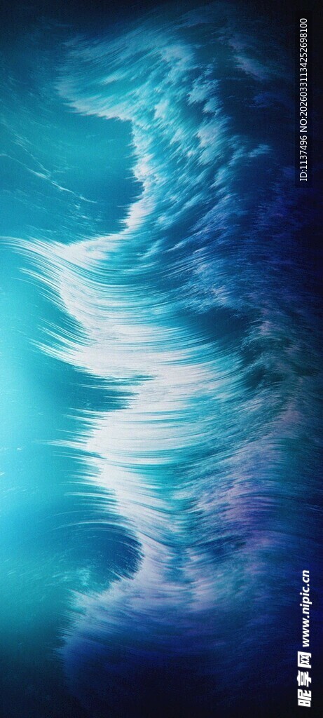 梦幻蓝色云海景观