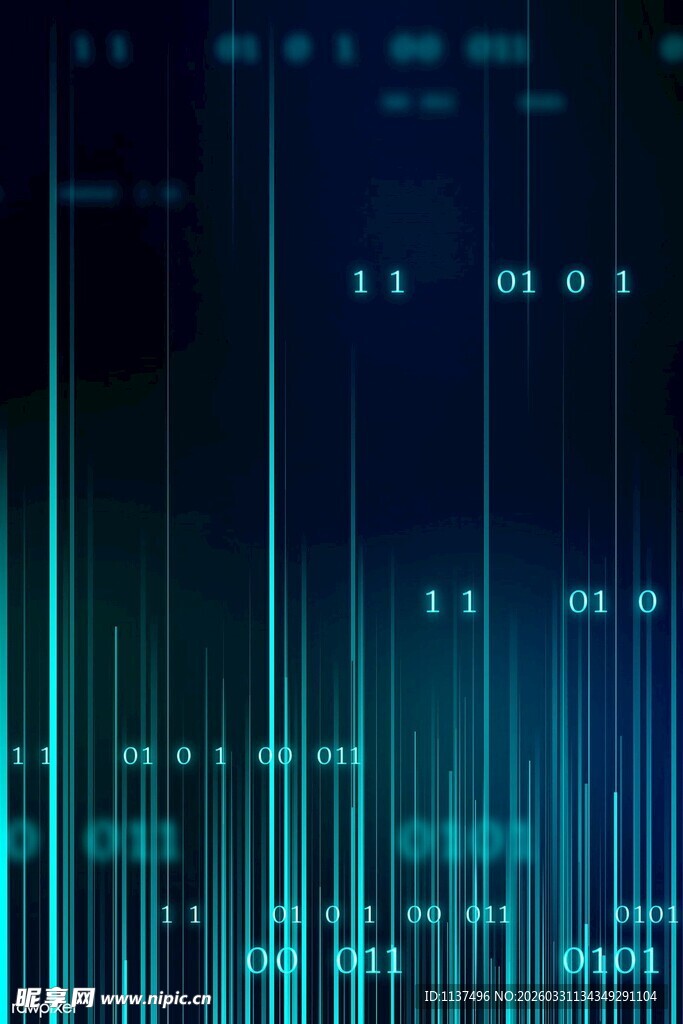 科技感数字背景画面