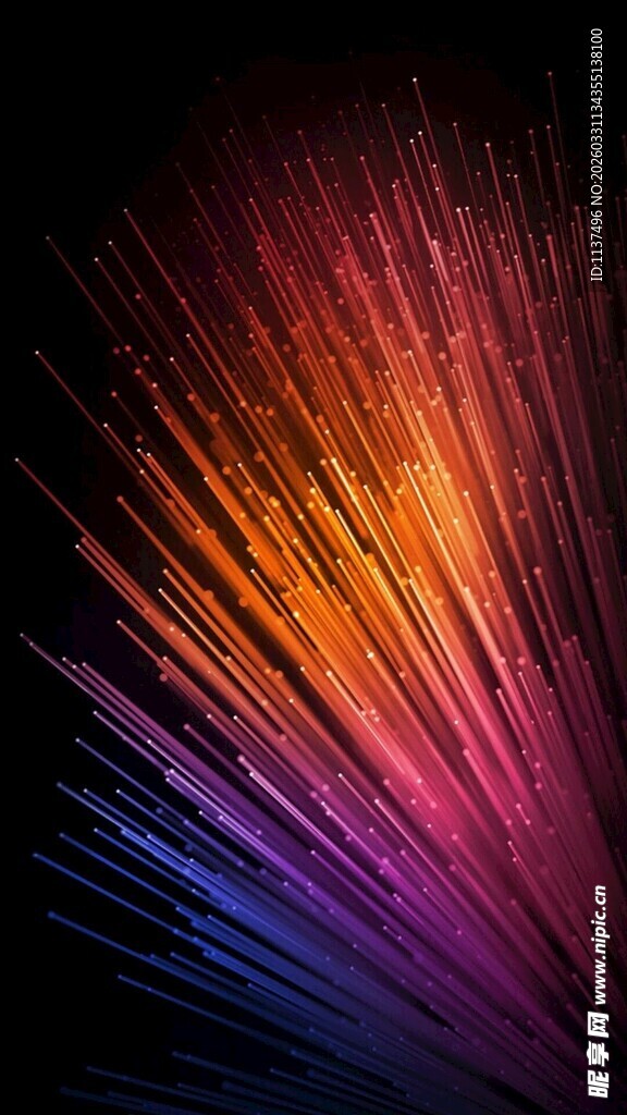 绚丽多彩光线抽象背景图