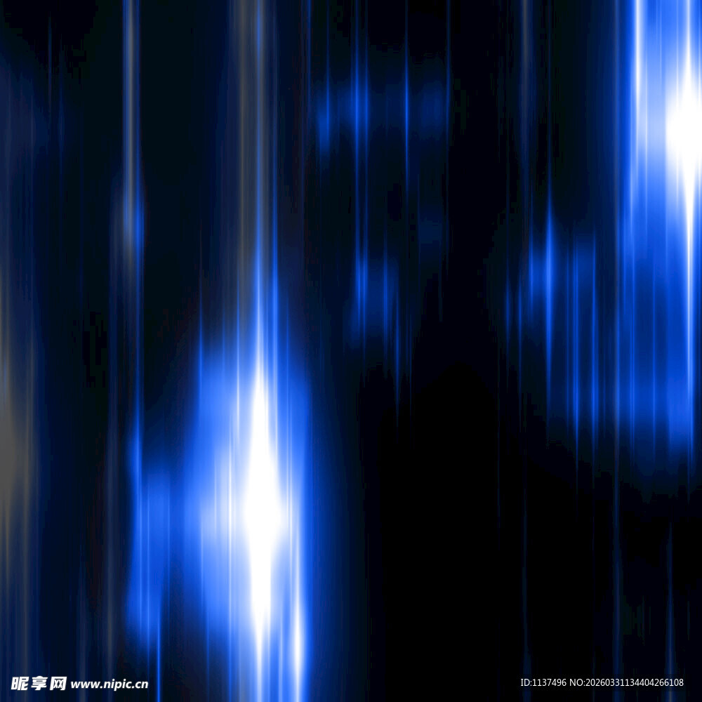 蓝色动感光影背景图