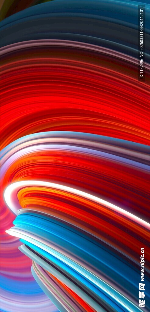 绚丽多彩的抽象线条图案