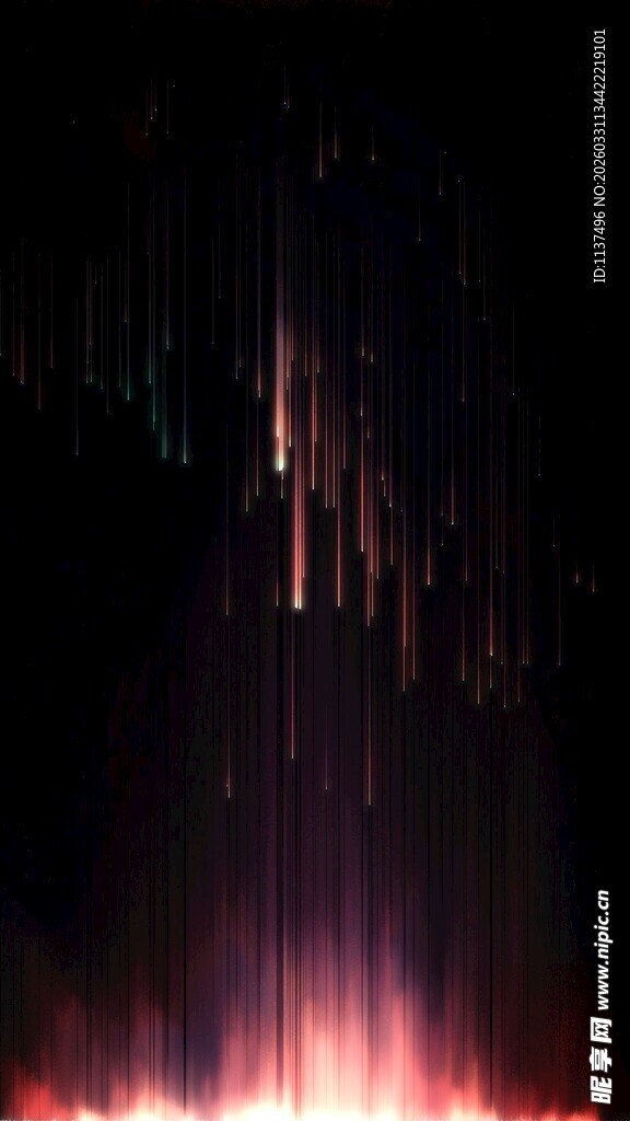 夜空中绚丽的烟火绽放