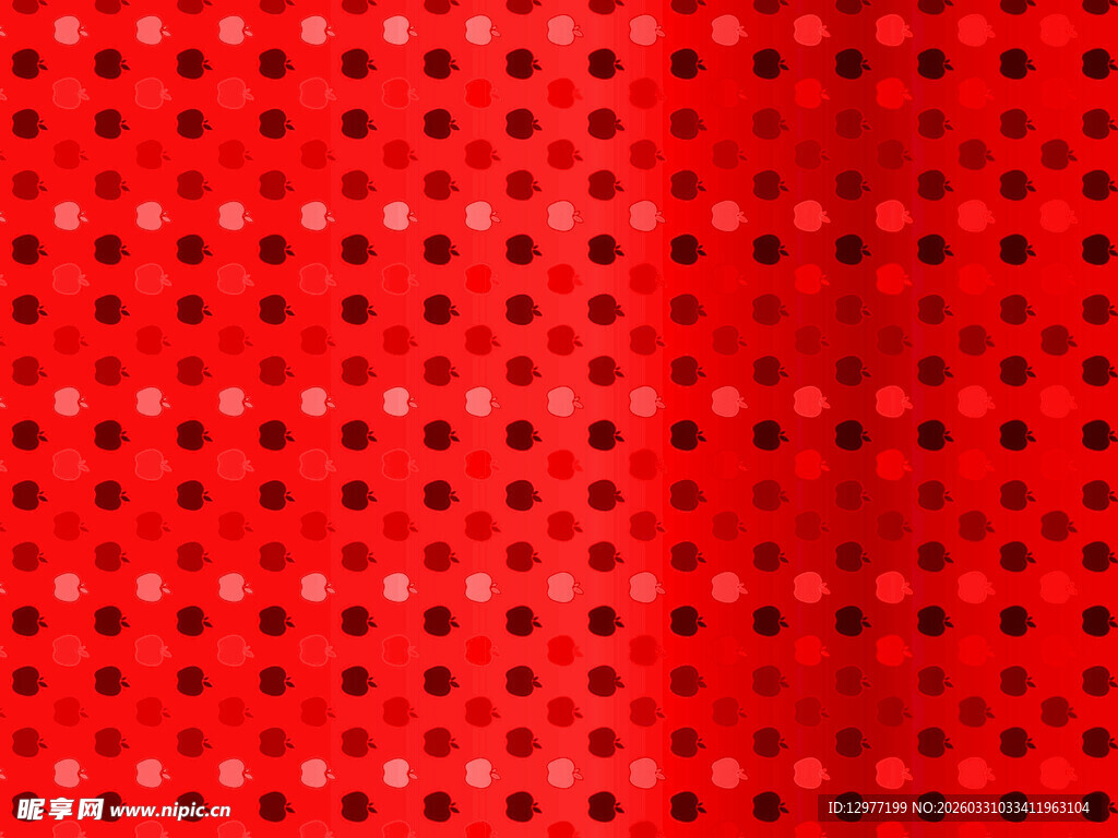 红色波点纹理背景图