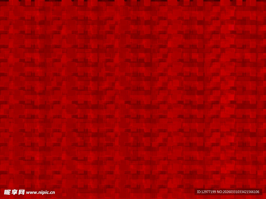 红色针织纹理面料