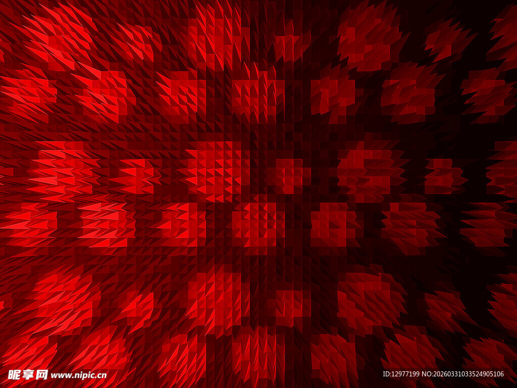 红色渐变几何图案背景