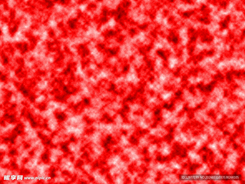 红色绒毛质感面料纹理