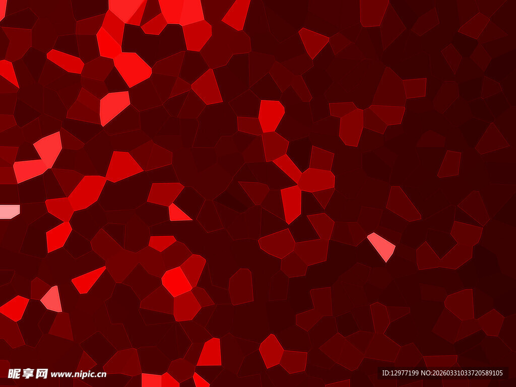红色碎片抽象背景图