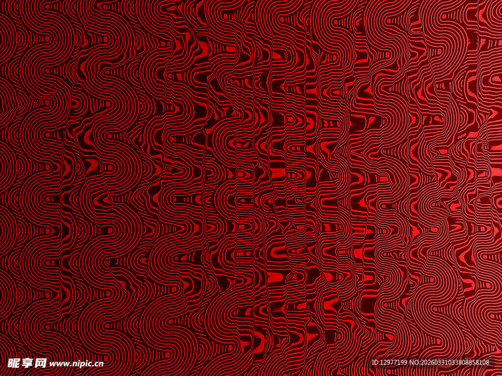 红色背景上的水滴纹理