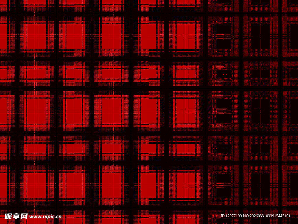 红色网格图案背景纹理
