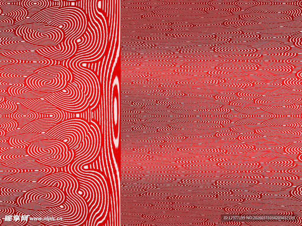 红色花纹精美布料纹理