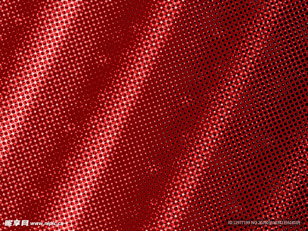 红色波纹质感布料纹理